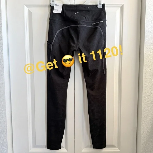 Nike Dri-FIT ADV Epic Luxe Women's Running Leggings with Pockets DD6490-010 - Picture 6 of 15